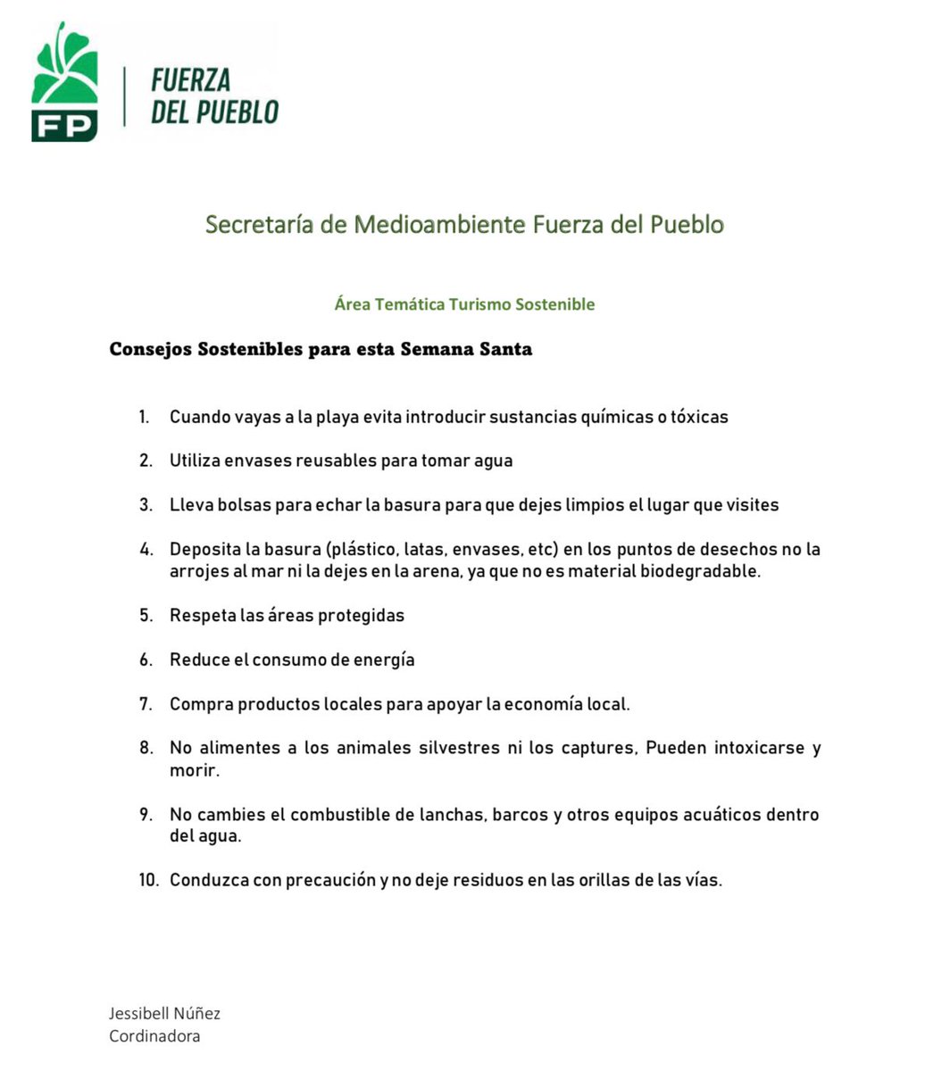 Fuerza Ambiental del Pueblo tweet media