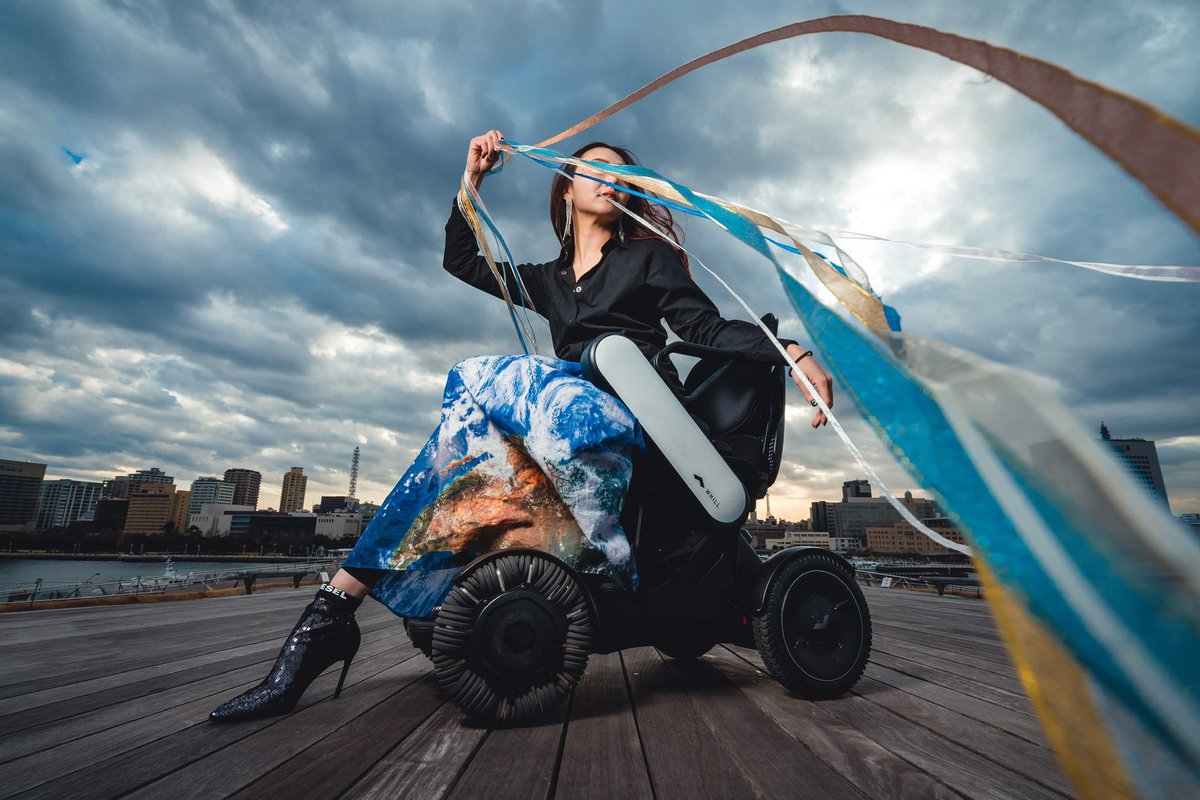 withpain_mio's tweet image. 未来がなかなか来ないなら、
自分で手繰り寄せるしかない。

#WHILL #modelC2 #tenbo #DIESEL
#wheelchairmodel #model