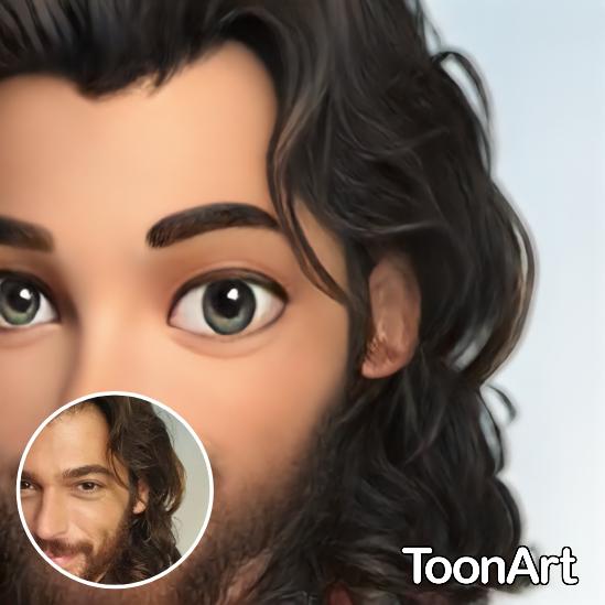 Miren que bello chicas lindo can Yaman#ToonArt