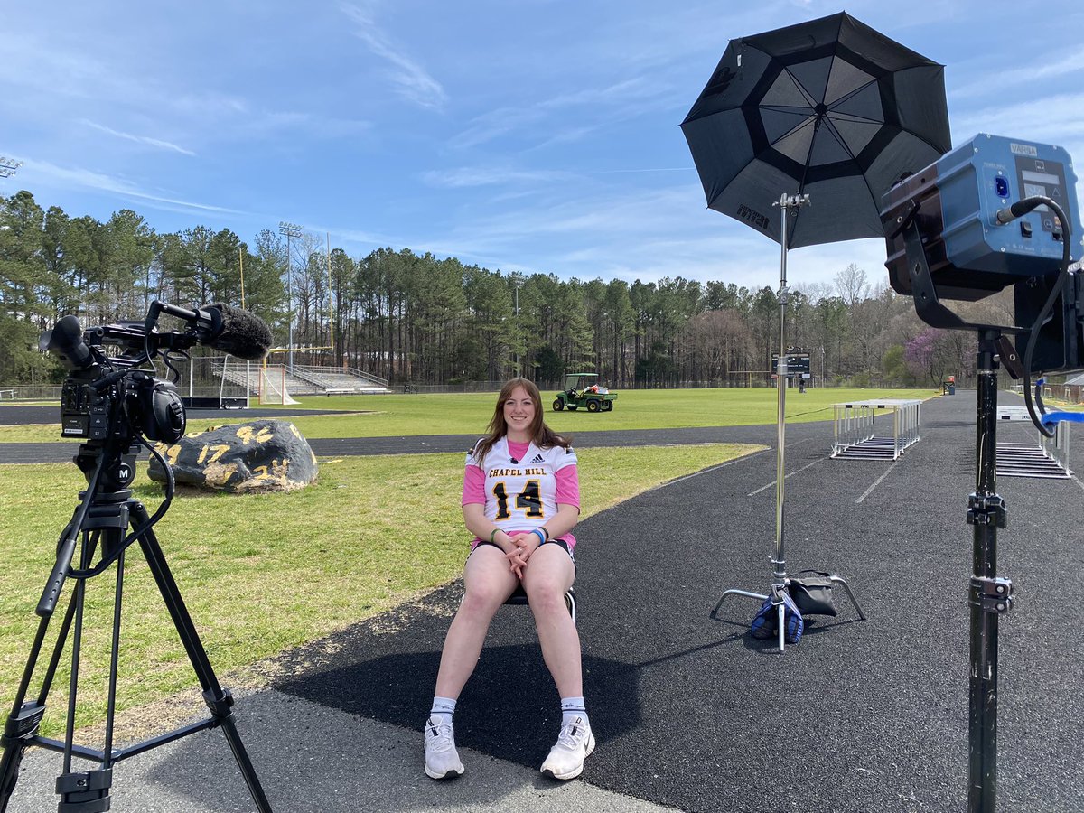 “Football has always been a part of me.” It’s springtime in Chapel Hill but Brooklyn Harker is looking ahead to her senior season with the Gridiron Tigers: abc11.com/11749203/