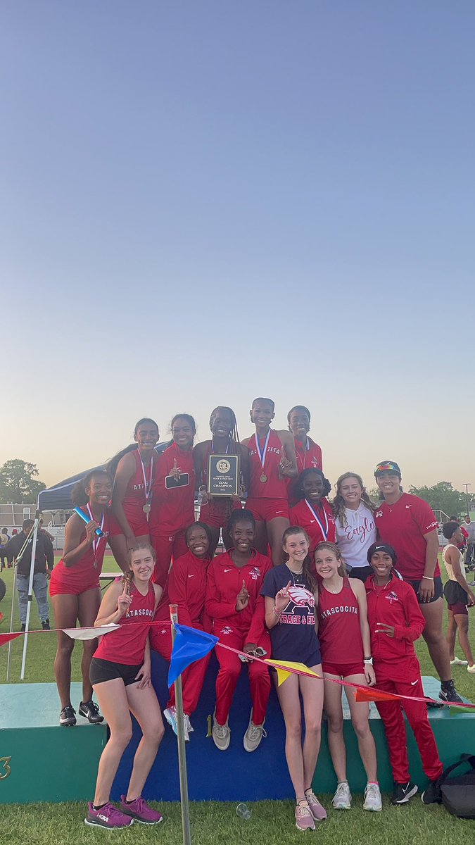 AHS Girls Track (@ahs_girlstrack) on Twitter photo YOUR 2021-2022 DISTRICT CHAMPS !!! Way to go Lady Eagles, on to Area. <a href="/HumbleISD_AHS/">The Atascocita HS</a> <a href="/HumbleISD_Ath/">Humble ISD Athletics</a> YOUR 2021-2022 DISTRICT CHAMPS !!! Way to go Lady Eagles, on to Area. <a href="/HumbleISD_AHS/">The Atascocita HS</a> <a href="/HumbleISD_Ath/">Humble ISD Athletics</a>