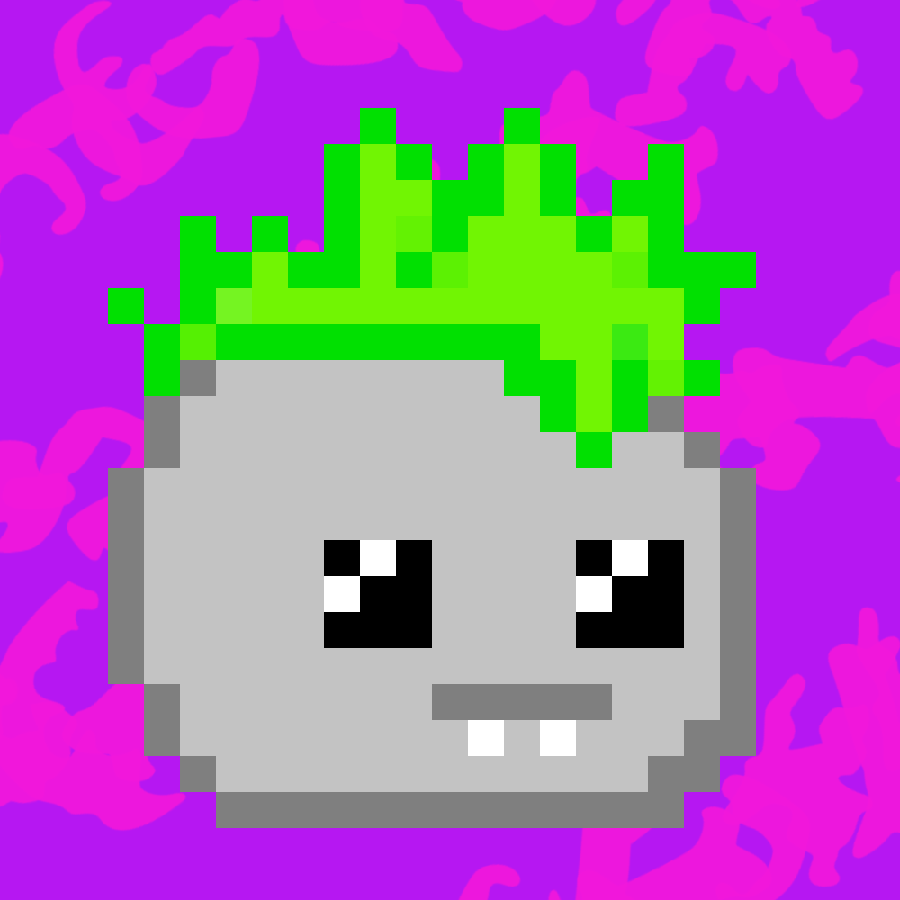 💜iRock, luv you! Adopt one today!💜

🛒 opensea.io/collection/iro……

🟩Now available with more Kevin!🟩

🛒 opensea.io/collection/ike……

#NFT #OpenSea #Polygon #NFTartist #nftart #NFTdrop #NFTCommunity #NFTCollection #NFTshill #Polygoncommunity #NFTProject #KEVIN #iRock #solo_xo