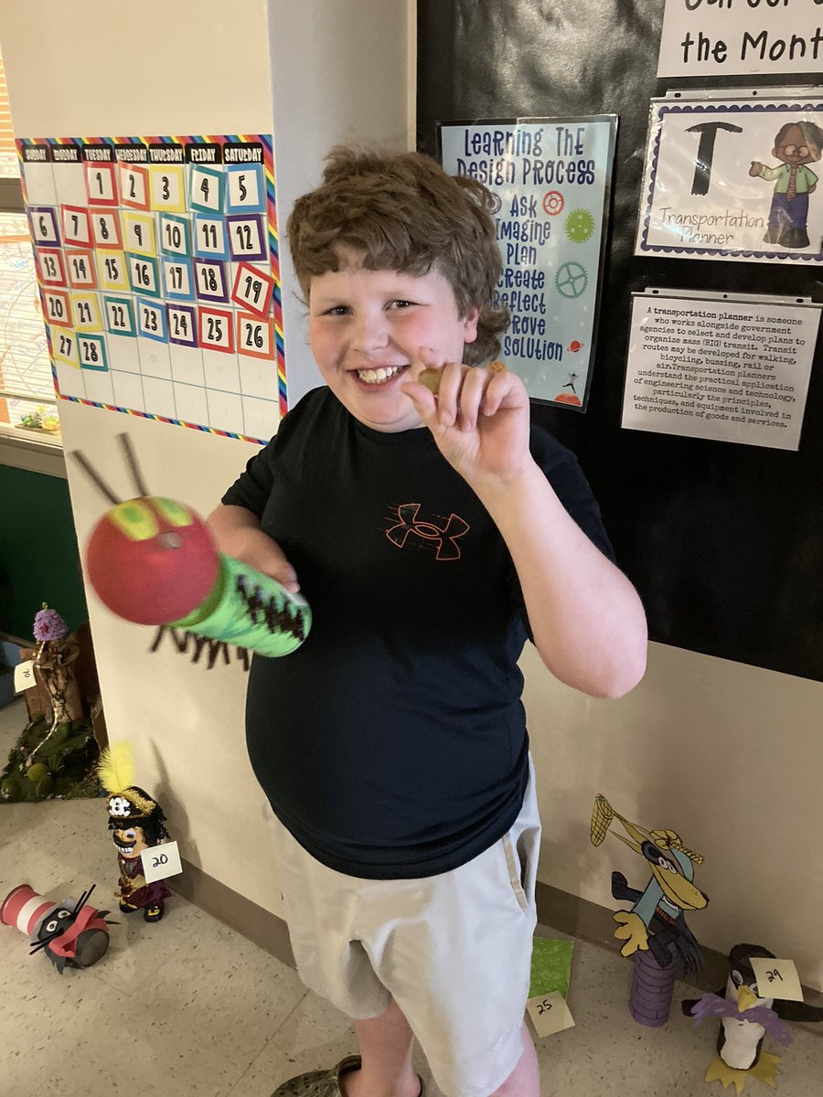 So proud of these two and their awesome Pringle’s storybook character. <a href="/mambrinosteam/">STEAM Academy at Mambrino</a> <a href="/granburyisd/">Granbury ISD</a>