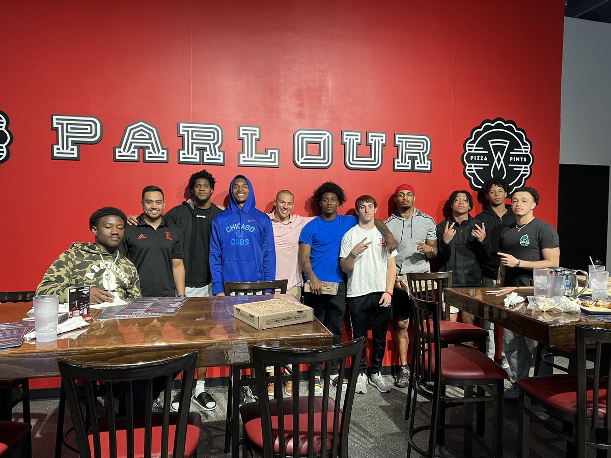 Great night with my guys!! Love this group and excited for the future!! #Brotherhood @UofLFootball