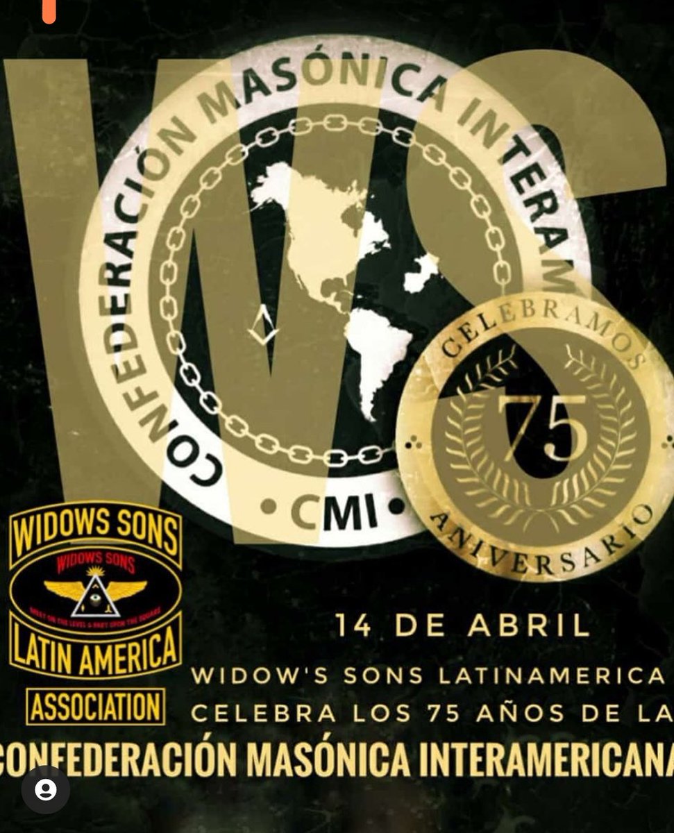 wsgcecuador's tweet photo. @wsgcecuador se une a la conmemoración del 75 aniversario de la Confederación Masónica Interamericana. !!! WSFFWS !!! https://t.co/7puBbkDPzs