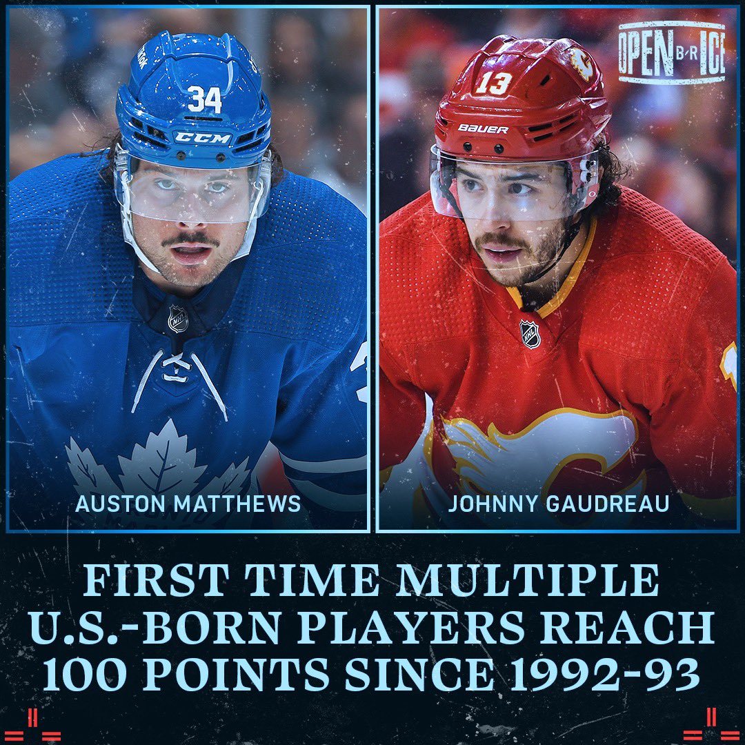 B/R Open Ice on Twitter "AM34 and Johnny Hockey keeping it 💯 for the