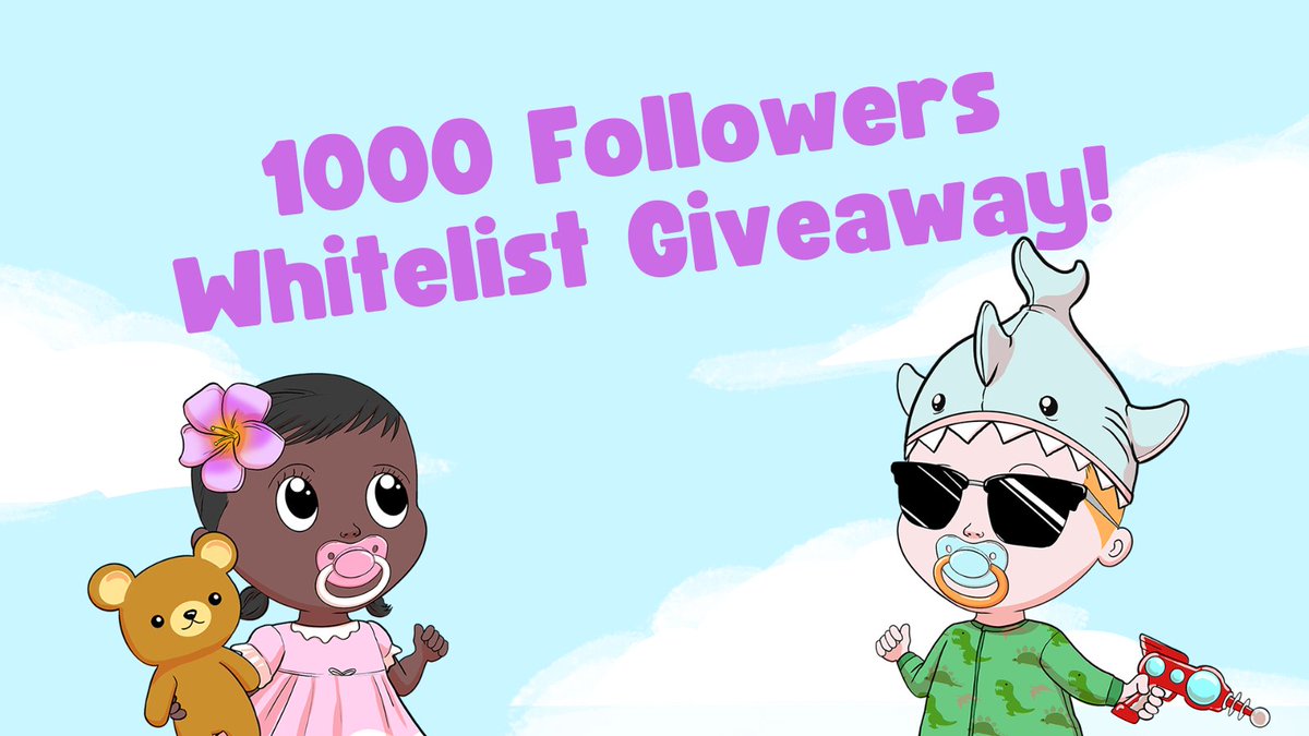 theminimiracles's tweet photo. ๐25 WL #NFTGiveaway!
To Celebrate 1k Followers!
The next 25 people that comment with their $ETH wallet will get a #Whitelist spot!
Good Luck!
#NFT #NFTs #Whitelist #NFTWhitelist #WomenInNFTs #NFTKids #NFTParents https://t.co/lOVmrJj5kO