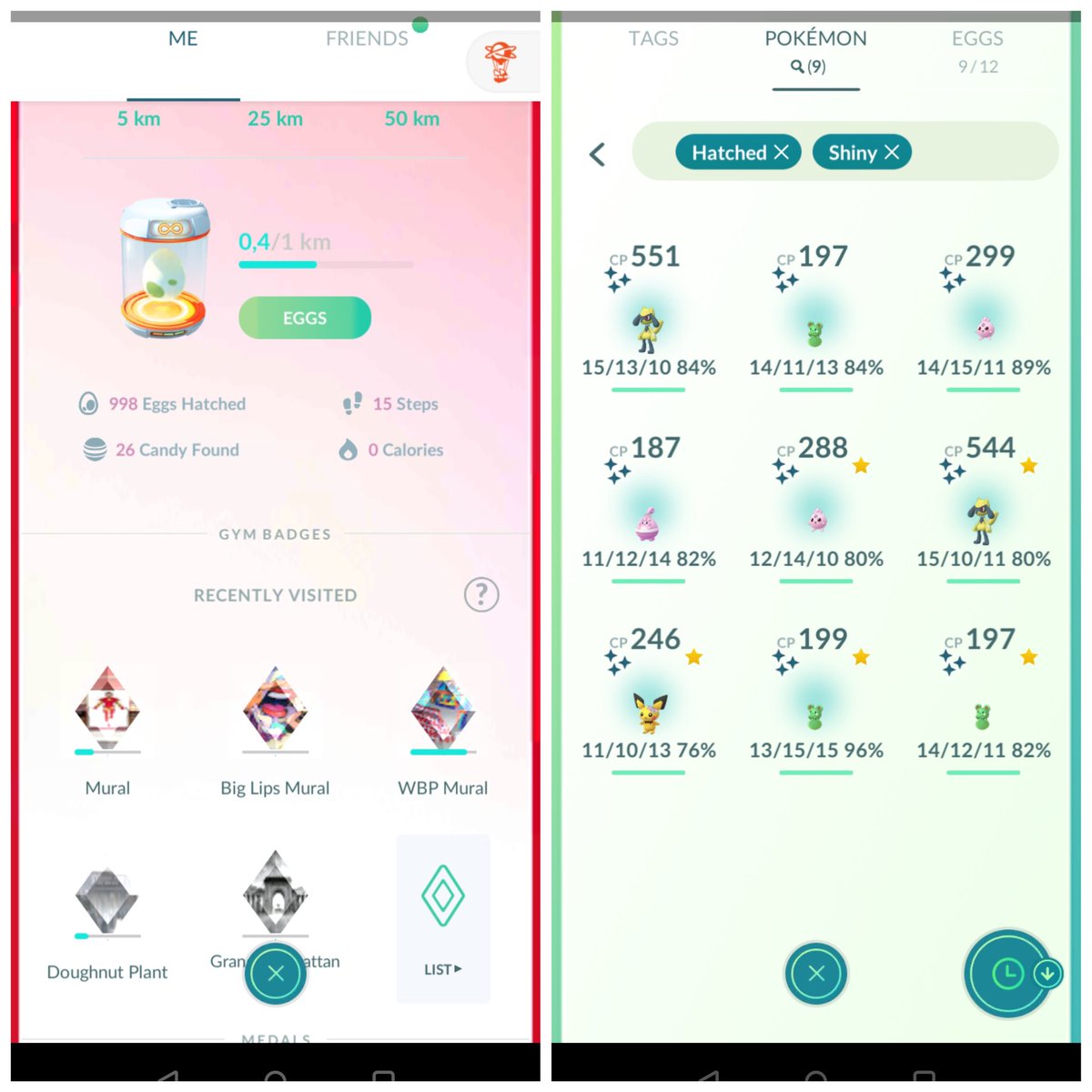 Dario3500's tweet photo. You know what they say pay to win  #PokemonGO #spoofersaretrainersto #egg #hatching https://t.co/6dmU1k07wW