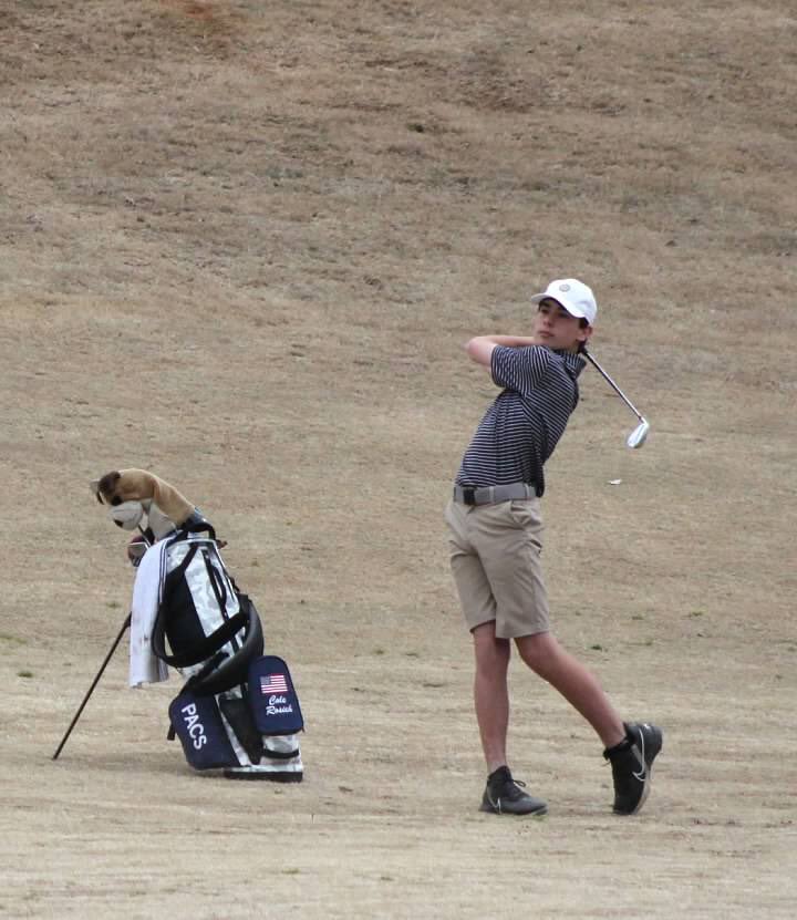 PACSgolf's tweet photo. JV Boys held on to win by one shot over North Oconee, 164-165 and remain undefeated on the season. Cole was low scorer on the day with even par 36, William shot 41, Brody 42 and Josiah 45. Big thank you to the Titans for hosting at ACC! https://t.co/wg0RE4Y8Xt