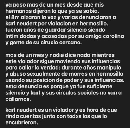 HermosilloToo's tweet photo. Karl Neudert
#MeToo #MeTooMx #MeTooHermosillo https://t.co/hnCDQkYSp3