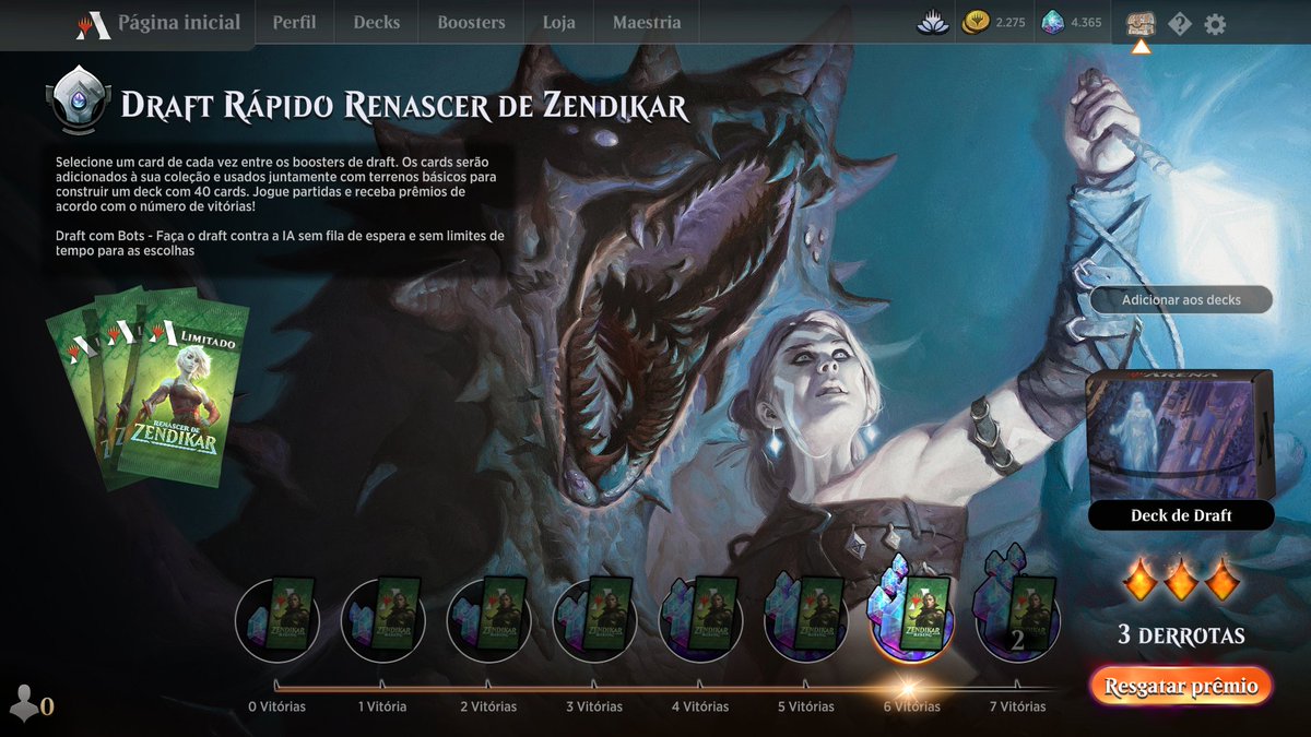 onerdpsicologo's tweet photo. Primeiro draft de Renascer de Zendikar e ainda consegui um 6-3!

Os jogos foram bons. Jogando draft vejo quanto ainda não sei sobre o jogo e quanta jogada errada eu faço 🤣

Enfim, tem sido uma experiência muito boa. https://t.co/XMIqGKPsoR