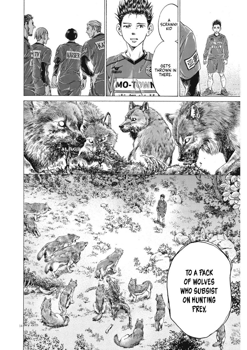 caught up to the ao ashi chapters. i love this new arc and how it gives us a new perspective on what it takes to be a pro. it was never going to be an easy feat for ashito to adjust to such experienced players. kuribayashi sums up the circumstances so perfectly. 