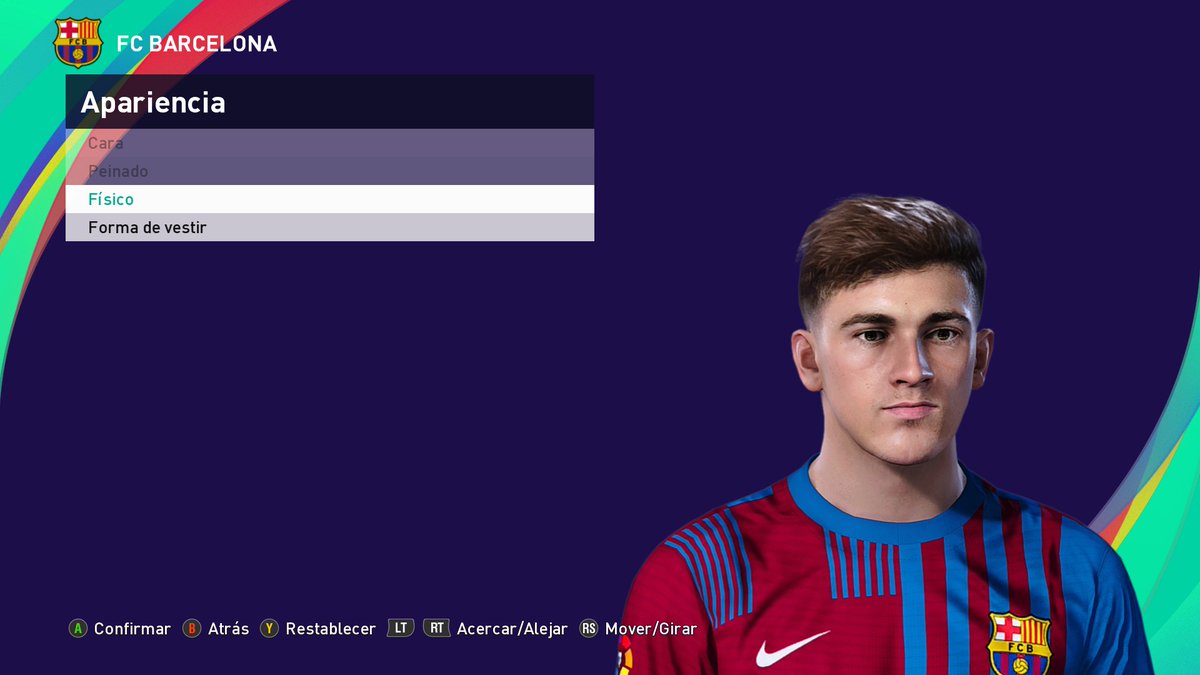 LatinPatch's tweet photo. Gavi - Barcelona
♥ SOLO EN LATIN PATCH ♥
#PC #PES21 #LatinPatch @EditemosPES #eFootball2022 #Barcelona #gavi #face https://t.co/ksPzeTXC6y