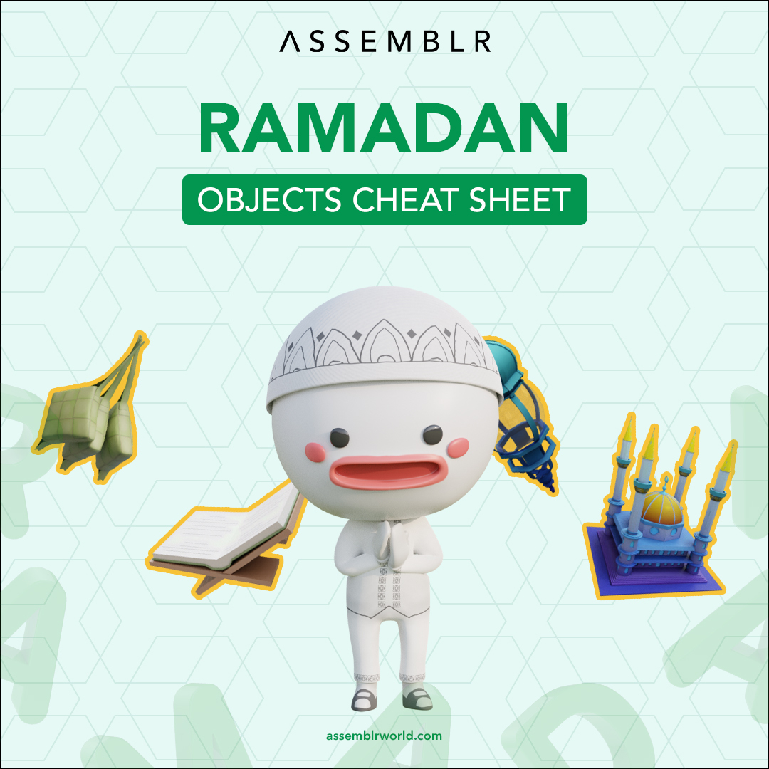 assemblrworld's tweet photo. Who’s up for creating Ramadan-themed creations? Here’s our cheat sheet! #Assemblr #ARForEveryone #Ramadan #New #3D #AR #AugmentedReality #AugmentedRealityApp https://t.co/Cki6716s1g