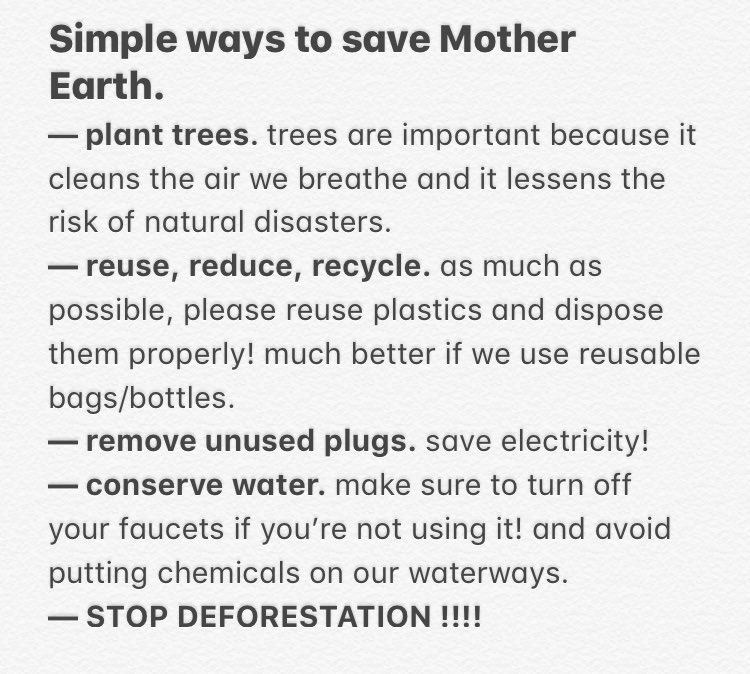 #LetTheEarthBreath