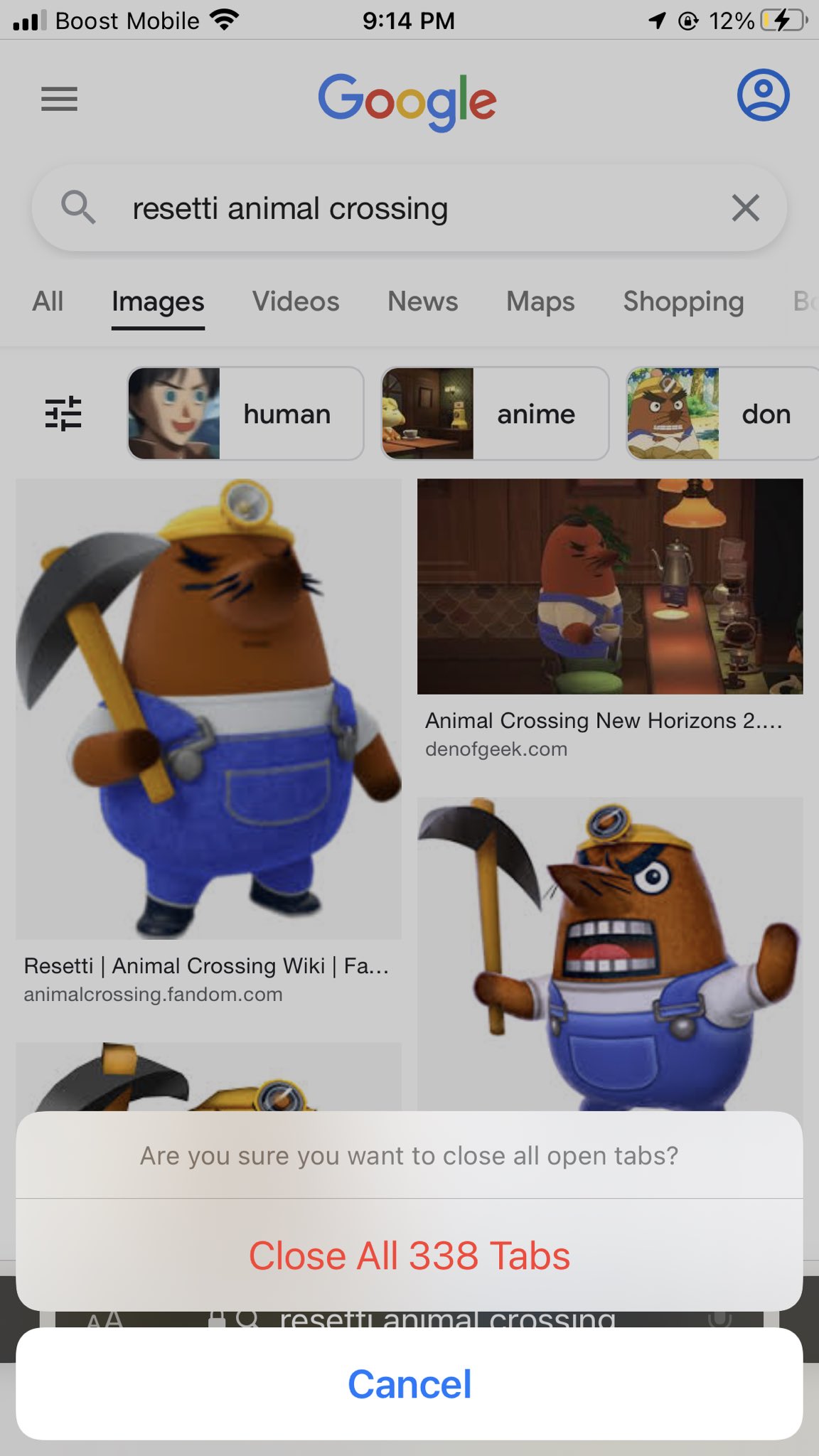Animal Crossing Resetti Memes
