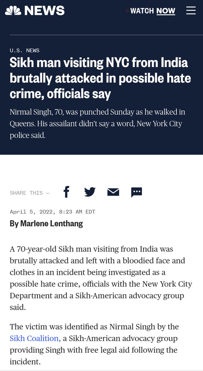 tanotsuka's tweet photo. Wait, so because India won't sanction Russia, Sikhs get bashed?
So Asians can be smashed WHENEVER foreign policies in Asia disagree with America? Japanese factories were attacked in the 80-90s, Chinese were bashed for Covid and now Indians for sanctions. We r still not uniting? https://t.co/8lhD6uy5ay