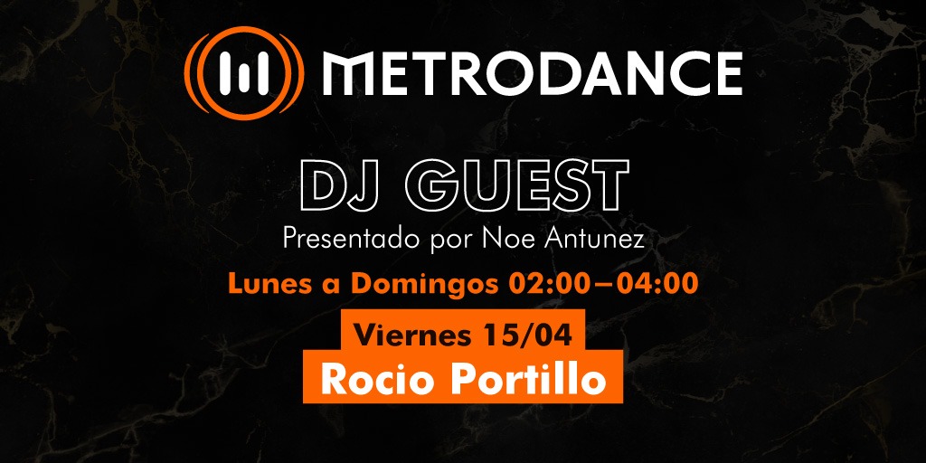 mph951fm's tweet photo. Esta noche! 2AM #DJGuest presentado por @noeantunez 
Hoy #rocioportillof 
@metro951 #Sonidourbano 
#progressivehouse #livemusic #DJSet #electronica #dancemusic #Guestmix https://t.co/3tmWaBbhXF