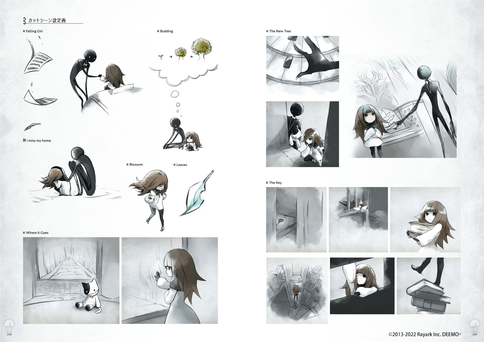 Deemo Deemo Ii 公式 画集 Deemo ビジュアルコレクション 旋律の軌跡 が 5月19日に発売 曲 イラストや 初公開となる設定画などをたっぷり掲載 ぜひぜひ1冊どうぞ タペストリーと缶バッジが付いてくる限定グッズセットも予約受付中