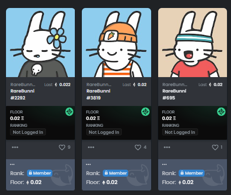 PuffyPals's tweet photo. @RareBunniClub, we had to pick up 3 RareBunni #NFTs  to giveaway to our holders on discord for #Easter 

Maybe they might want to do a small free collection #collab with us for easter? 🐇 https://t.co/HKsyTFrKSh
