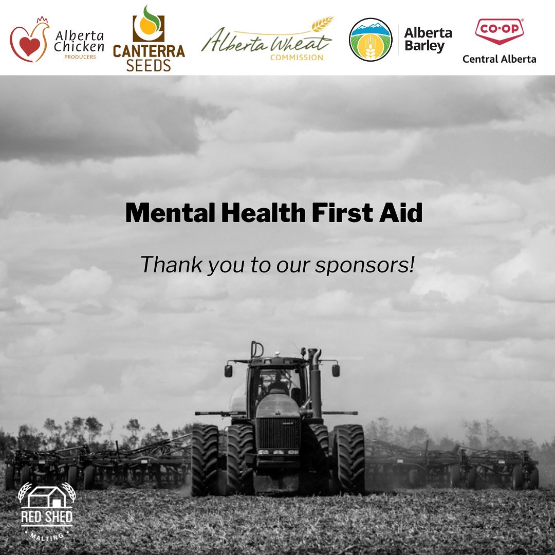 Together with our friends <a href="/domoreag/">DoMoreAg</a> we hosted a #Mentalhealth Workshop! 

Huge thanks to our sponsors for supporting their agricultural community! <a href="/Alberta_Chicken/">Alberta Chicken Producers</a>  <a href="/canterraseeds/">CANTERRA SEEDS</a> @AlbertaWheat @AlbertaBarley <a href="/centralabcoop/">Central AB Co-op</a> 

We could not have done this without you!❤️ #AgTwitter