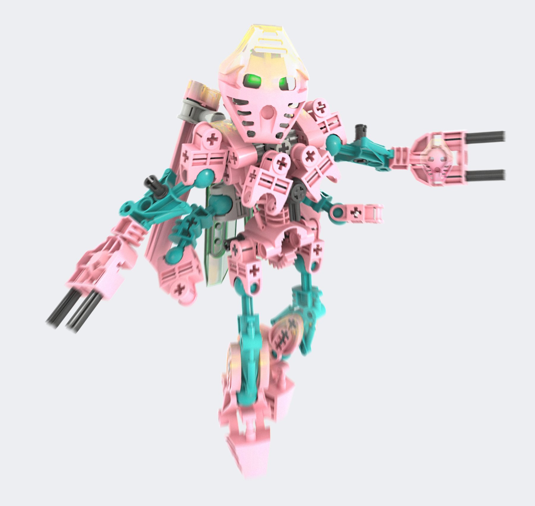 Pink bionicle sale