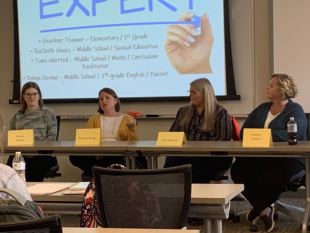 They said in one hour what I’ve tried to teach in 11 weeks.  Amazing teachers in front of future teachers. #proud2bMPS