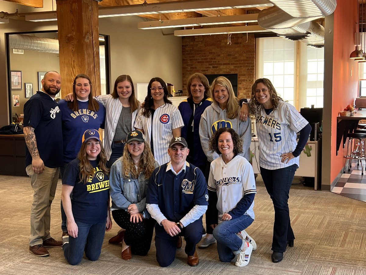 Happy #414 day - enjoyed both in office and at #OpeningDay2022! #Brewers #team