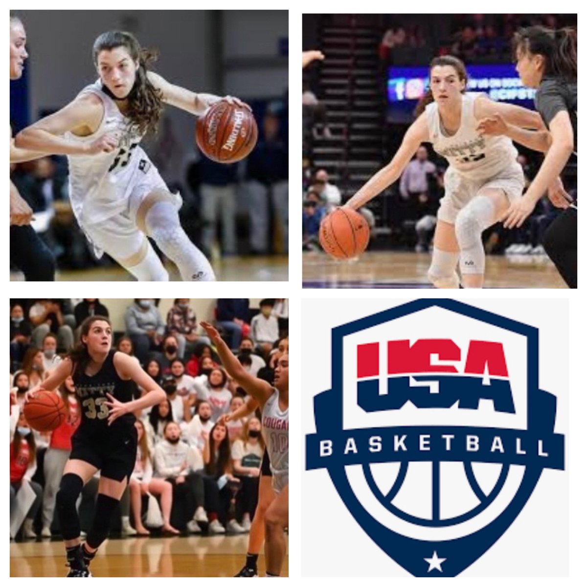 Let’s go! Morgan Cheli ‘24 headed to <a href="/usabjnt/">USABJNT</a> u17 team trails. #goMonarchs 🦁🏀💪
