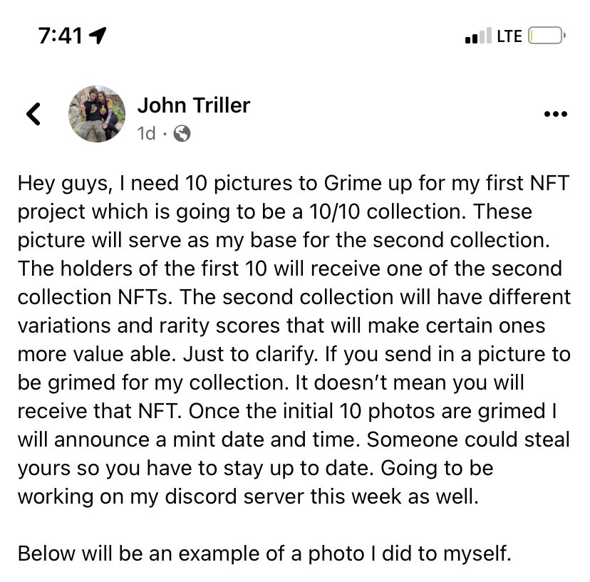 TrillzDub's tweet photo. @opensea I’m looking to start my first NFT project. Need some photos to grime up. Please read. Dm in interested. https://t.co/Cwt1b6hnYG