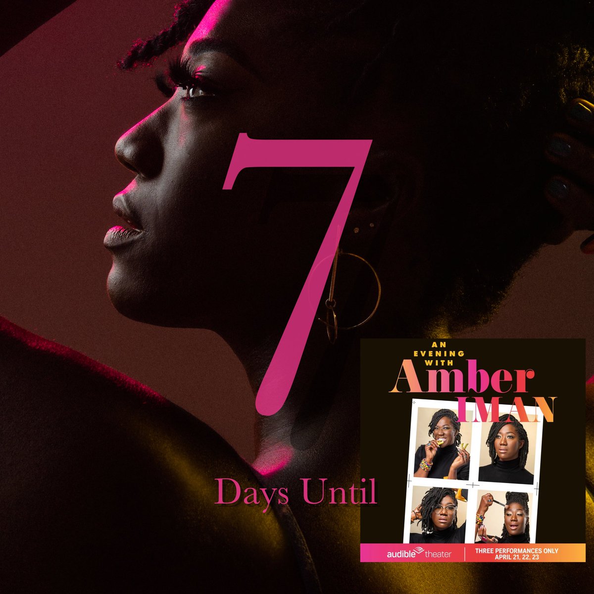 Do y’all have your tickets for An Evening with Amber Iman?! Use code BWYBLK for 20% off tickets. <a href="/AudibleTheater/">Audible Theater</a> x <a href="/amberskyez/">Amber Iman</a> will not disappoint! Don’t miss out! Audible.com/minetta