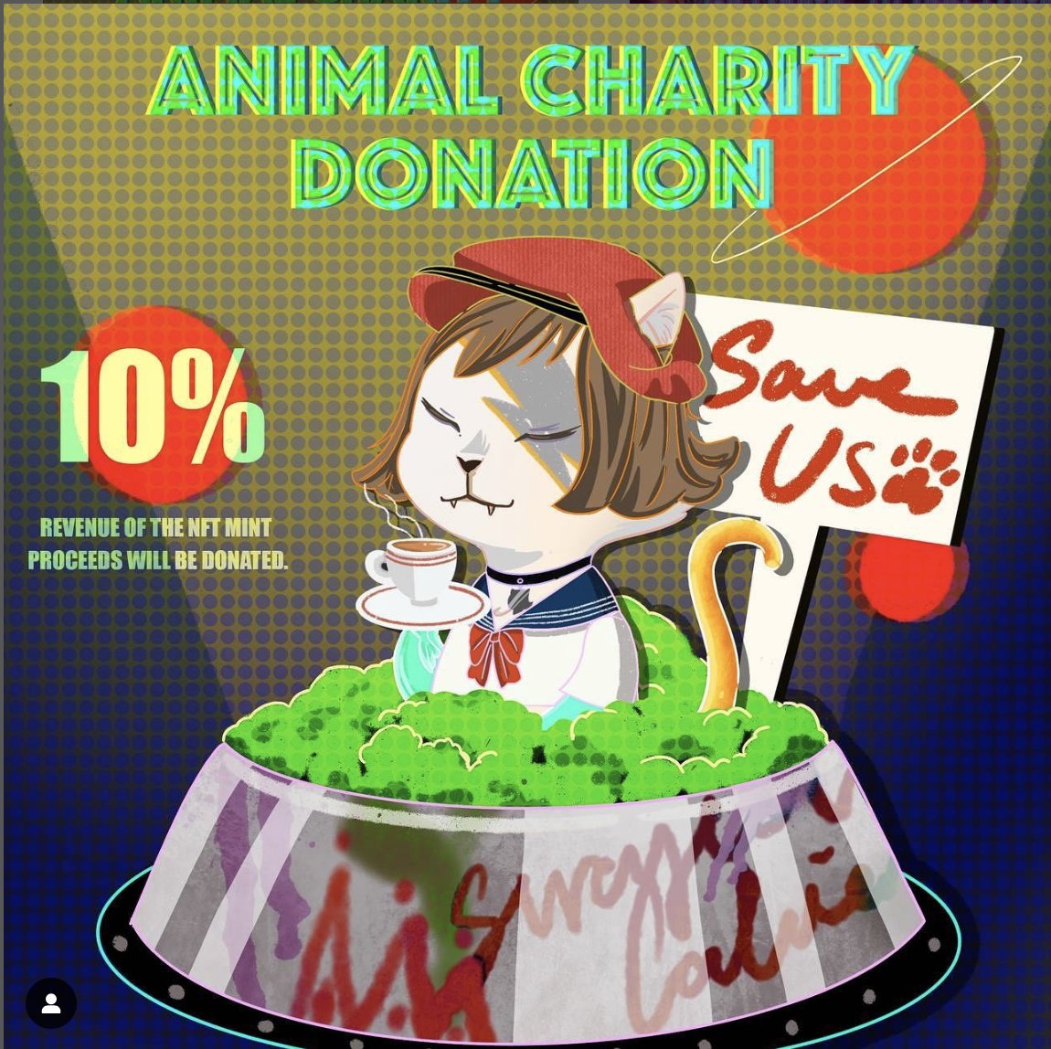 StrayedCalien's tweet photo. One of the key objectives of our project is to help more animal organisations! 
Lot of manpower and resources are involved in caring for or rescuing animals, and medical caring.
10% Revenue of the NFT mint proceeds will be donated! 

#NFT #HongKong #UtilityNFT https://t.co/9QhRMFecEL