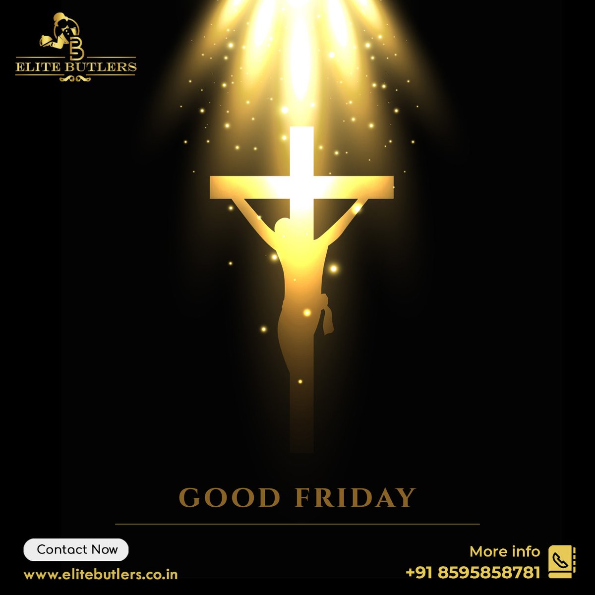 elitebutlers's tweet photo. May our Savior give you the peace of forgiveness and light up your path. Have a blessed Good Friday!

#goodfriday #fridayvibes #goodfridayquotes #goodfridaywishes #goodfriday2022 #elitebutlers #elitebutlersservice https://t.co/3g0mglee0Y