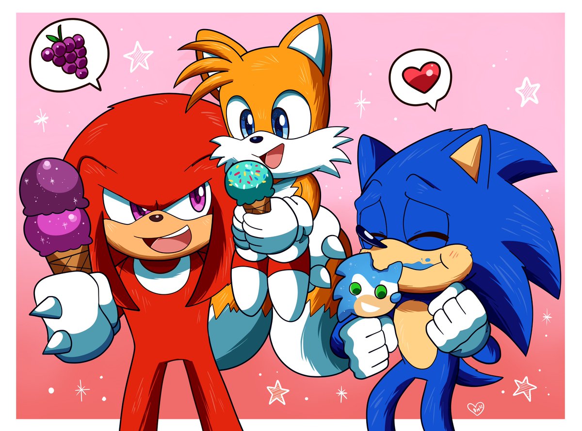 Game Sonic meets “him” Art by @storminghearts on Twitter : r