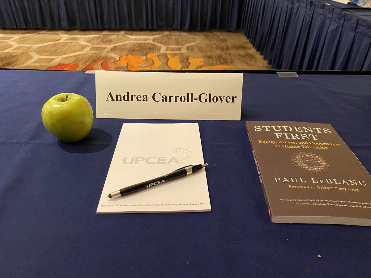 Crescendo of the week - closing remarks by Paul J. LeBlanc and encouragement to unleash the gorillas and bears to foster student centered innovation.  Followed by my first UPCEA board meeting.#upcea2022