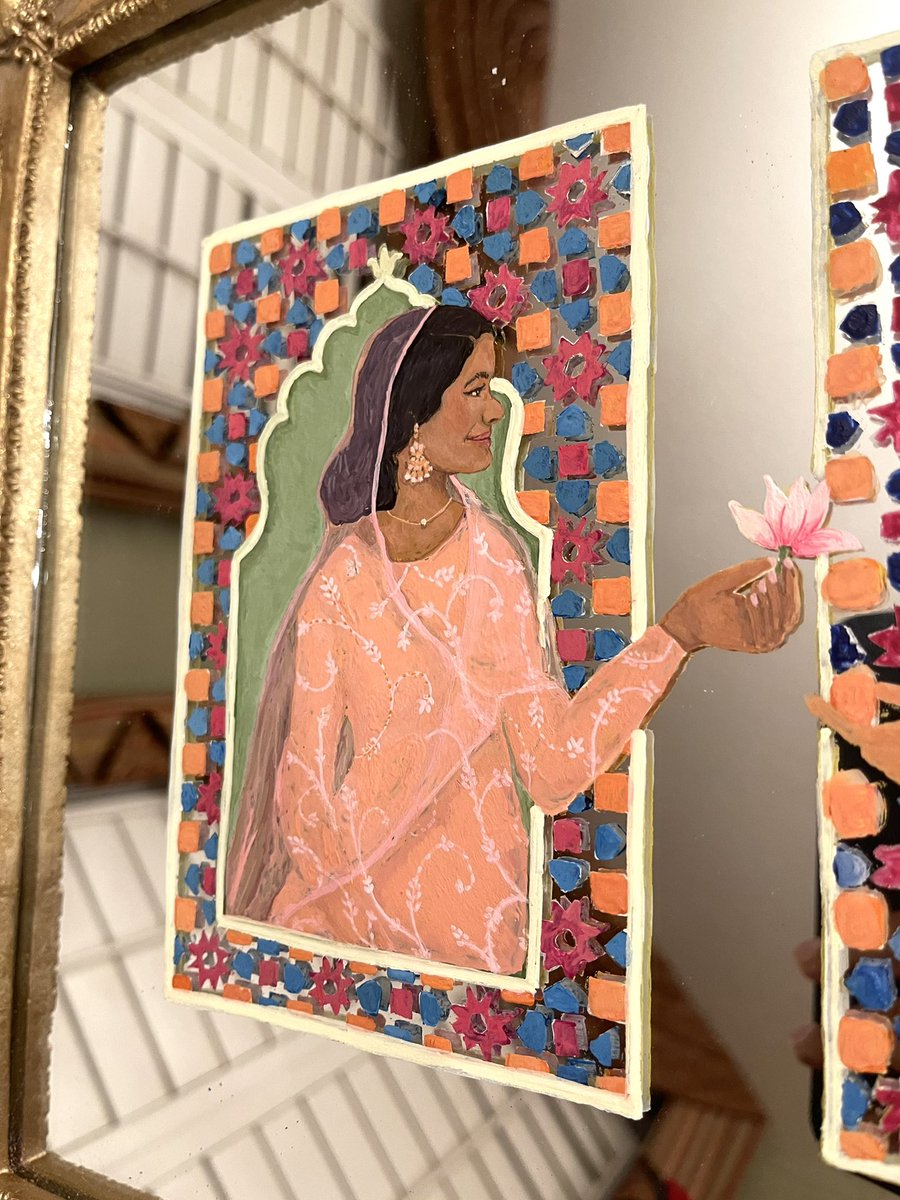 So how do people paint on mirrors without making the paint look streaky….