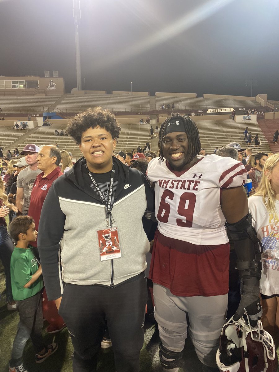 Izaiyah John (@izaiyahj) on Twitter photo Huge thank you to <a href="/AndrewMitch/">Coach Mitchell</a> for inviting me out to the spring game today. I am extremely blessed and excited to say I have an opportunity to continue my athletic and academic career at <a href="/NMStateFootball/">New Mexico State Football</a> #PWO Huge thank you to <a href="/AndrewMitch/">Coach Mitchell</a> for inviting me out to the spring game today. I am extremely blessed and excited to say I have an opportunity to continue my athletic and academic career at <a href="/NMStateFootball/">New Mexico State Football</a> #PWO
