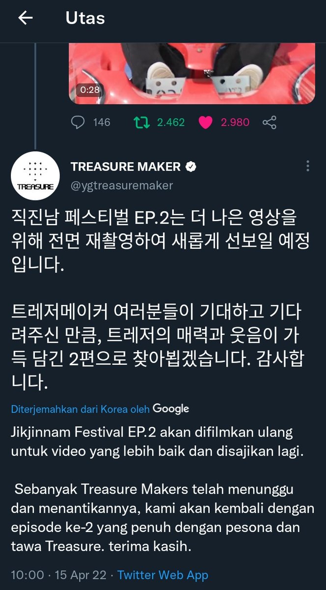 treasuremenfess's tweet photo. Teume!
Berarti preview eps 2 bakal jadi konten gaib???? https://t.co/6BUAIKZQXJ