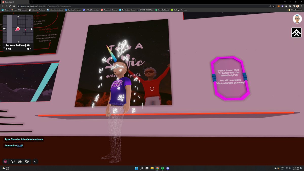 ShenValentin's tweet photo. join the hype at 2,16 in Decentraland!!! #MetaPartyP2E https://t.co/jHXuzoW49n