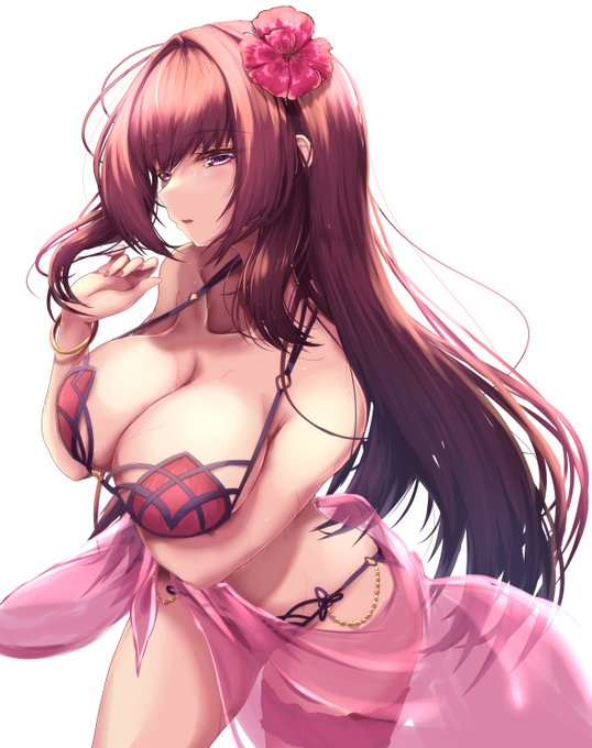 急に夏が来たので水着スカサハ落書き #fgo