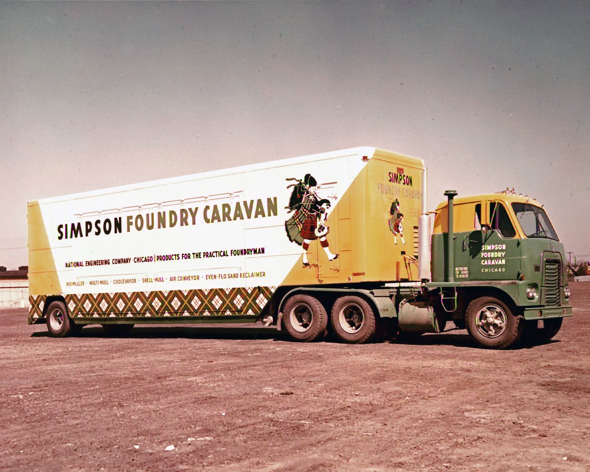 Simpson_Group's tweet photo. TBT - 1960 Simpson Foundry Caravan
Simpson hitting the streets! #simpson110 https://t.co/TpWrjLVGFz