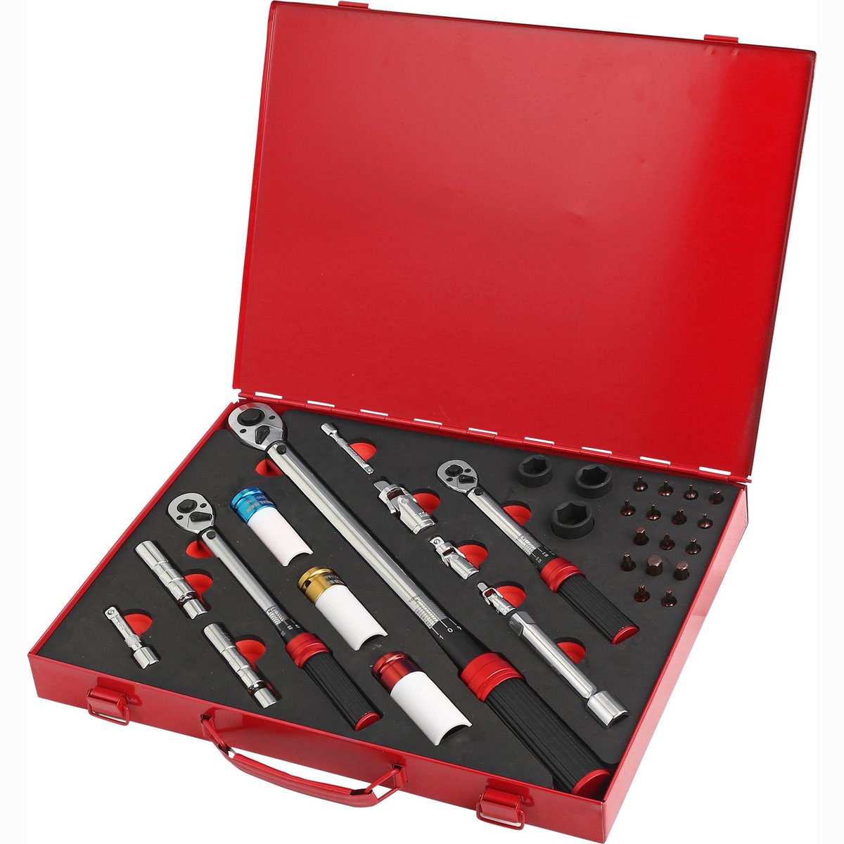 Sarali0117's tweet image. NEW 33PC 1/4&quot; ,3/8&quot; ,1/2&quot; DRIVE TORQUE WRENCH SET

#wintools #wintoolstools #handtools #newtools #newtorquewrench #torquewrench #automotivetools #carrepair #vehiclerepair #carrepairshop #toolset #wrenchset #wrench #torquewrenches #winmax #winmaxtools
