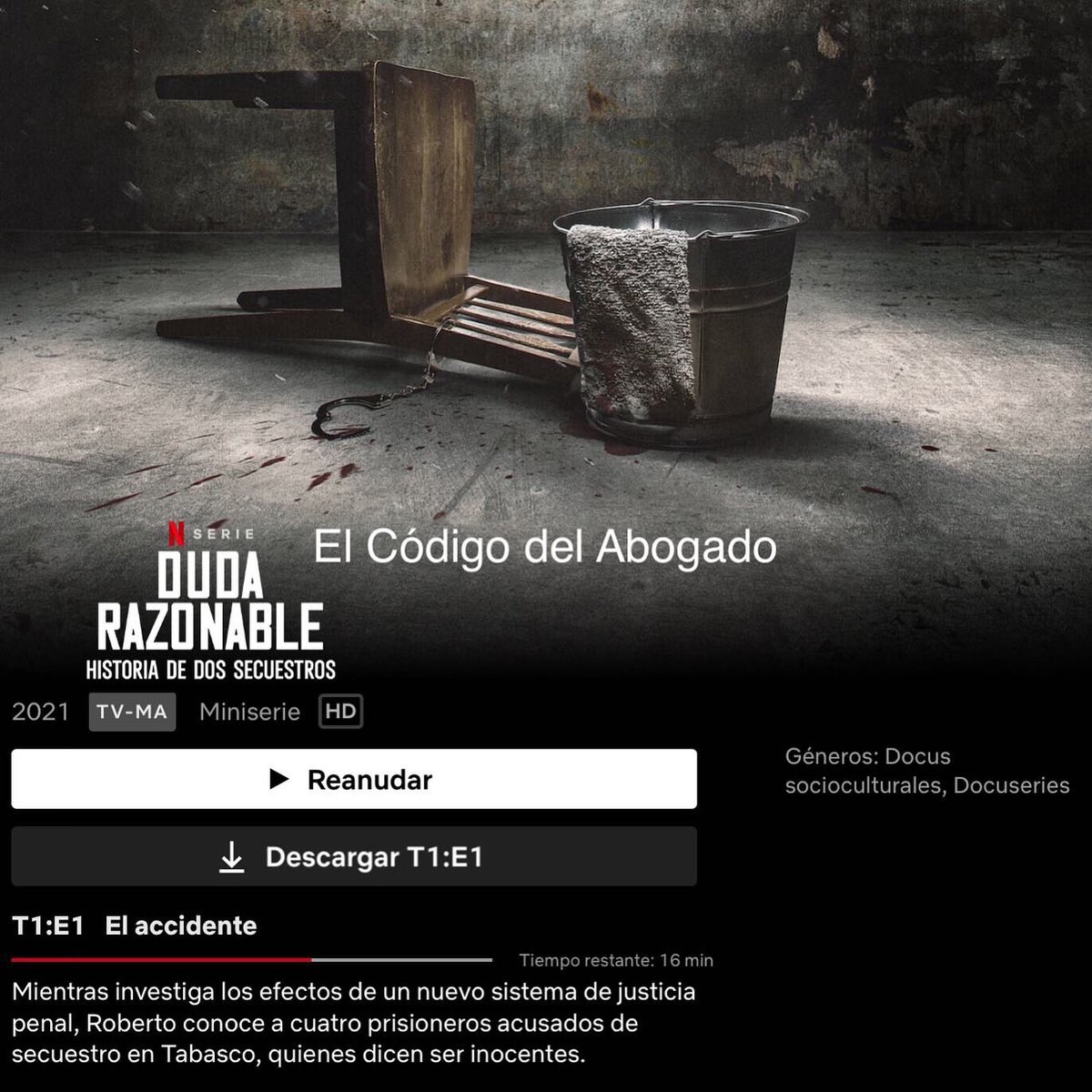 CodigodeAbogado's tweet photo. Hilo sobre series y películas sobre abogacía y justicia, disponibles en Netflix en este momento. 🦉⚖️👨🏻‍⚖️👩🏻‍⚖️🎬 https://t.co/BppLRUAbN7