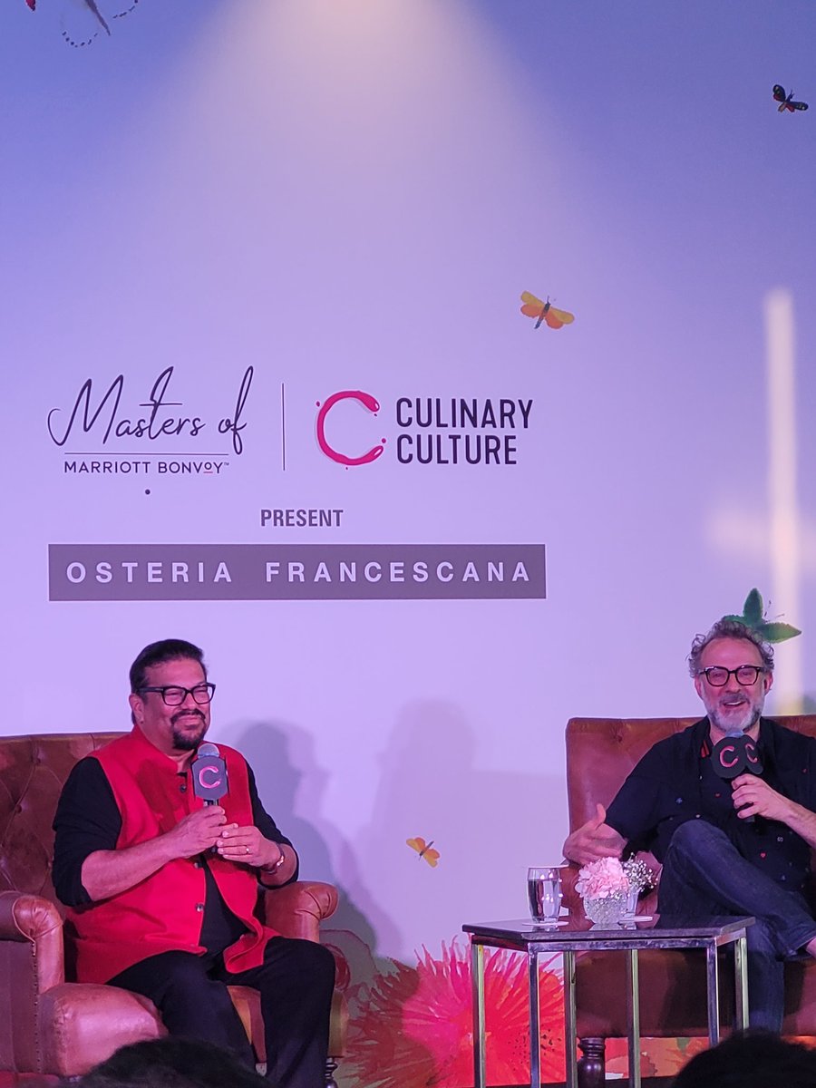 DelishDirection's tweet photo. #aboutlastnight Had the privilege of meeting chef @massimobottura yesterday at the #MastersofMarriott event by @CulinaryCultrCo at @stregismumbai #MassimoInMumbai #MarriottBonvoy #invite https://t.co/9J6v46wD5q