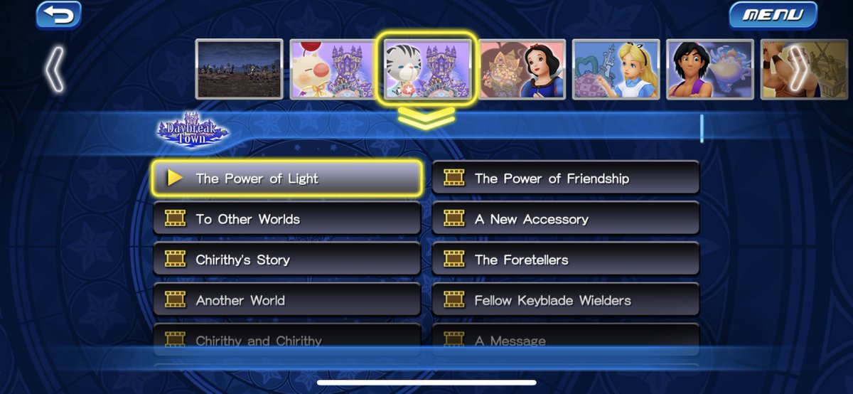 Spindash54's tweet photo. For everyone excited for #KingdomHearts 4, etc., but wondering who these new characters are, I have a guide that shows the order to watch the #UnionCross cutscenes. Sadly the Theater Mode isn’t coherent, but this helps detail how to watch it all in-game.

https://t.co/0H8blpgnnP https://t.co/diWv4oTo6i