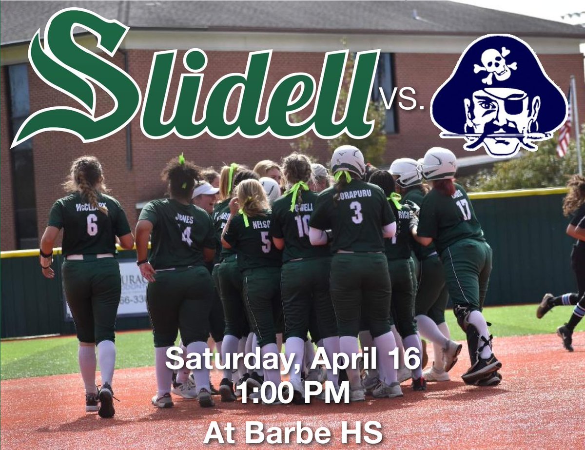 Lady Tigers are in Lake Charles to take on <a href="/SoftballBarbe/">Barbe Softball 🥎</a> in the first round of the playoffs.

<a href="/SportsSlidell/">Slidell Sports</a> @Louisiana5A <a href="/Softball_La/">Louisiana High School Softball</a>