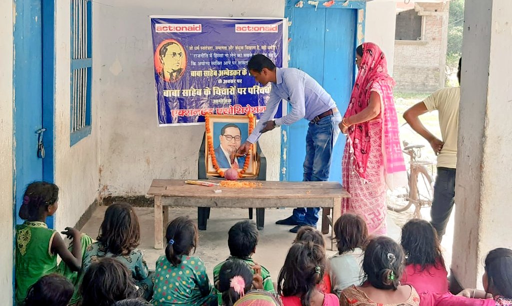 saurabhiirm's tweet photo. #AmbedkarJayanti was celebrated in several districts of #Bihar by community leaders &amp; volunteers of @ActionAidIndia with a pledge to fight against all forms of injustice and upholding the principles enshrined in the Indian Constitution. #JaiBhim https://t.co/N3ajLhVceL