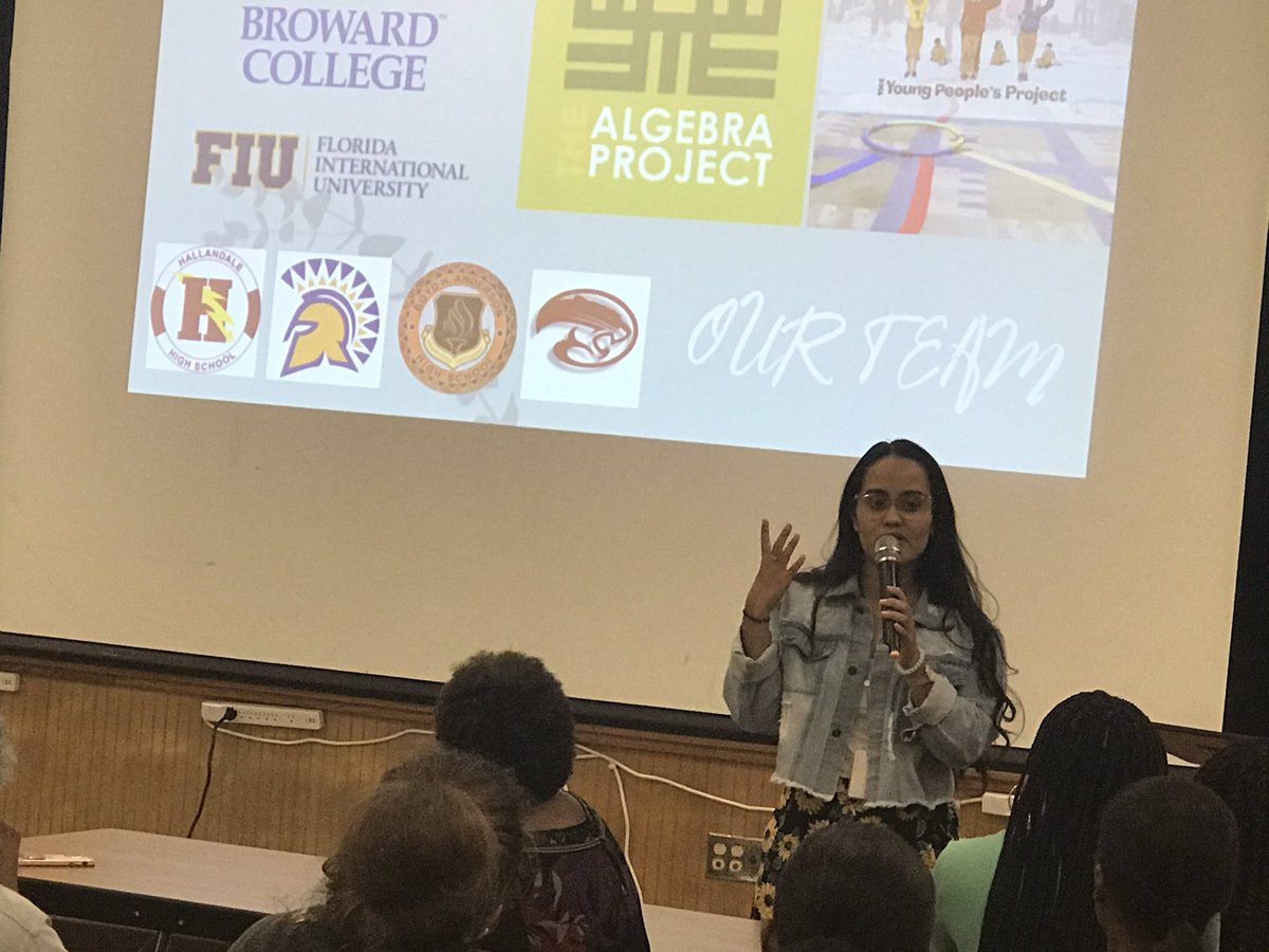 DrGHarrigan's tweet image. Kudos to @SabinePhillips for doing an amazing job at @MargateMiddle1 implementing @AlgebraProject2! #Thankyou for allowing my @BrowardCollege @BCEdPathway students to observe your #students showing their #MathKnowledge. A huge #thankyou to Dr Cobb, Sara, Poala &amp;amp; @JuanOspinaT!