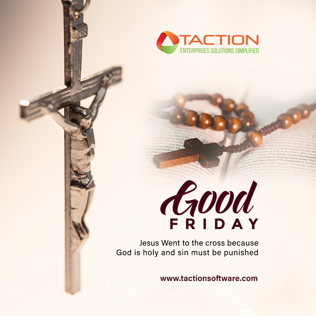 tactionsoftwar's tweet image. Holy Friday is the opportunity to recall the sacrifices of the Lord that had been crucified and expired to the sins of humanity to save the world. Warm wishes on Easter Good Friday for you.
#goodfriday
#ClutchLeader
#tactionsoftware