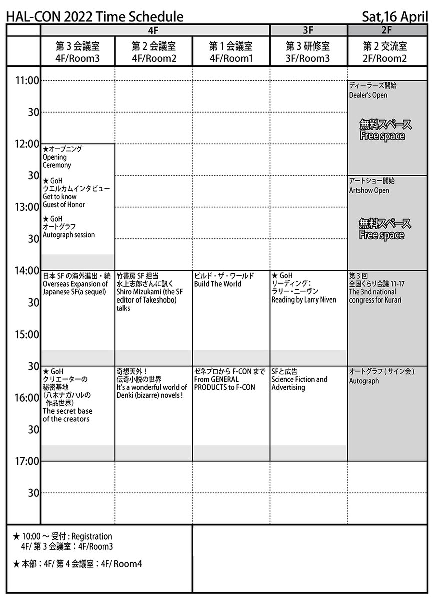 halcon_staff's tweet image. 【はるこん2022】いよいよ本日と明日、川崎市立労働会館サンピアンかわさきにて #はるこん2022 開催です。本日の参加者受付開始は午前10時より、４階第３会議室へお越しください。
また、会場設営などお手伝いいただける方は8時50分に会場入口にお集まりください。